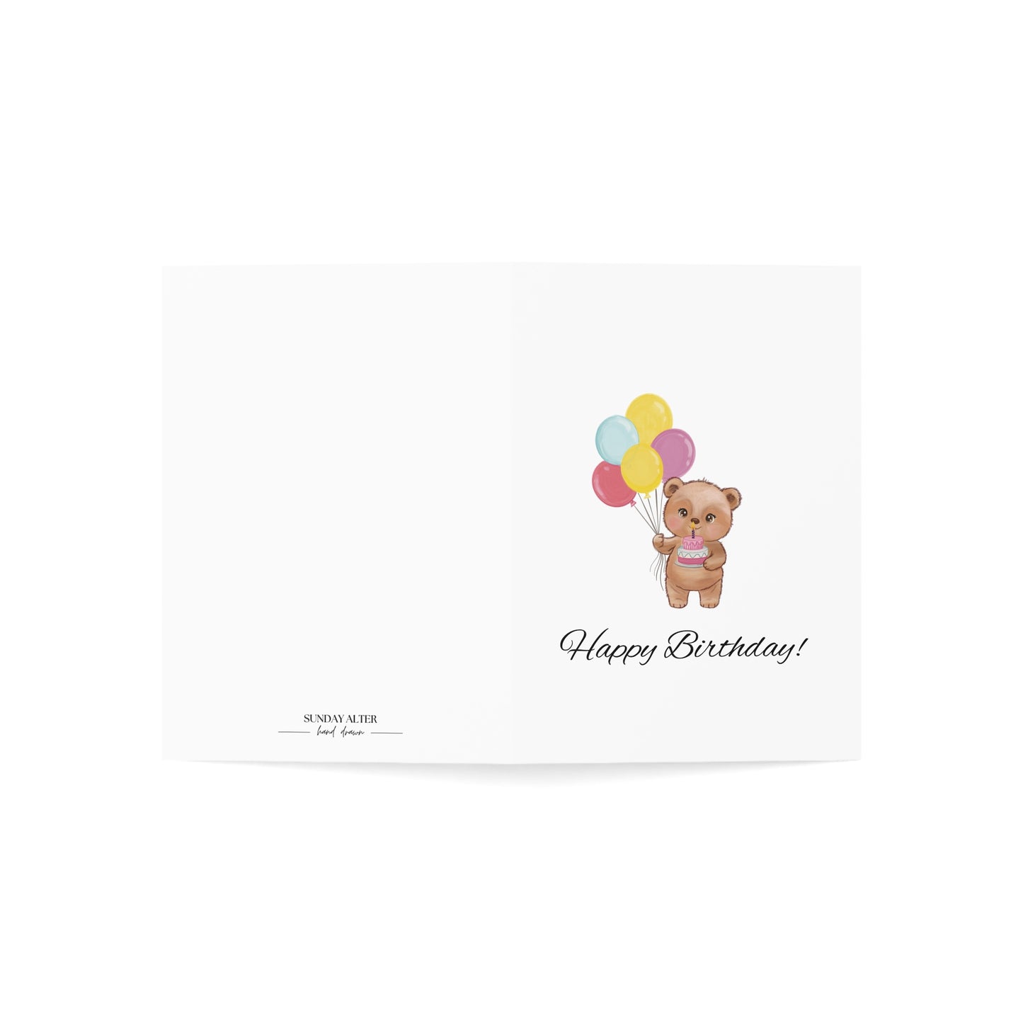 Birthday Bear Card